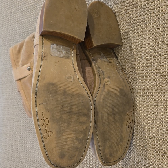 Tan Suede Women's Boots - Picture 7 of 8